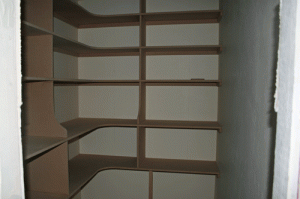 Kitchen Pantry shelves 103 Columbia Crest PV