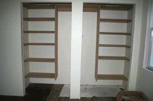 guest room closet built-ins 103 Columbia Crest PV