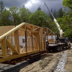 Lot 4-Paradise Vista Roof trusses delivered 25May-2012